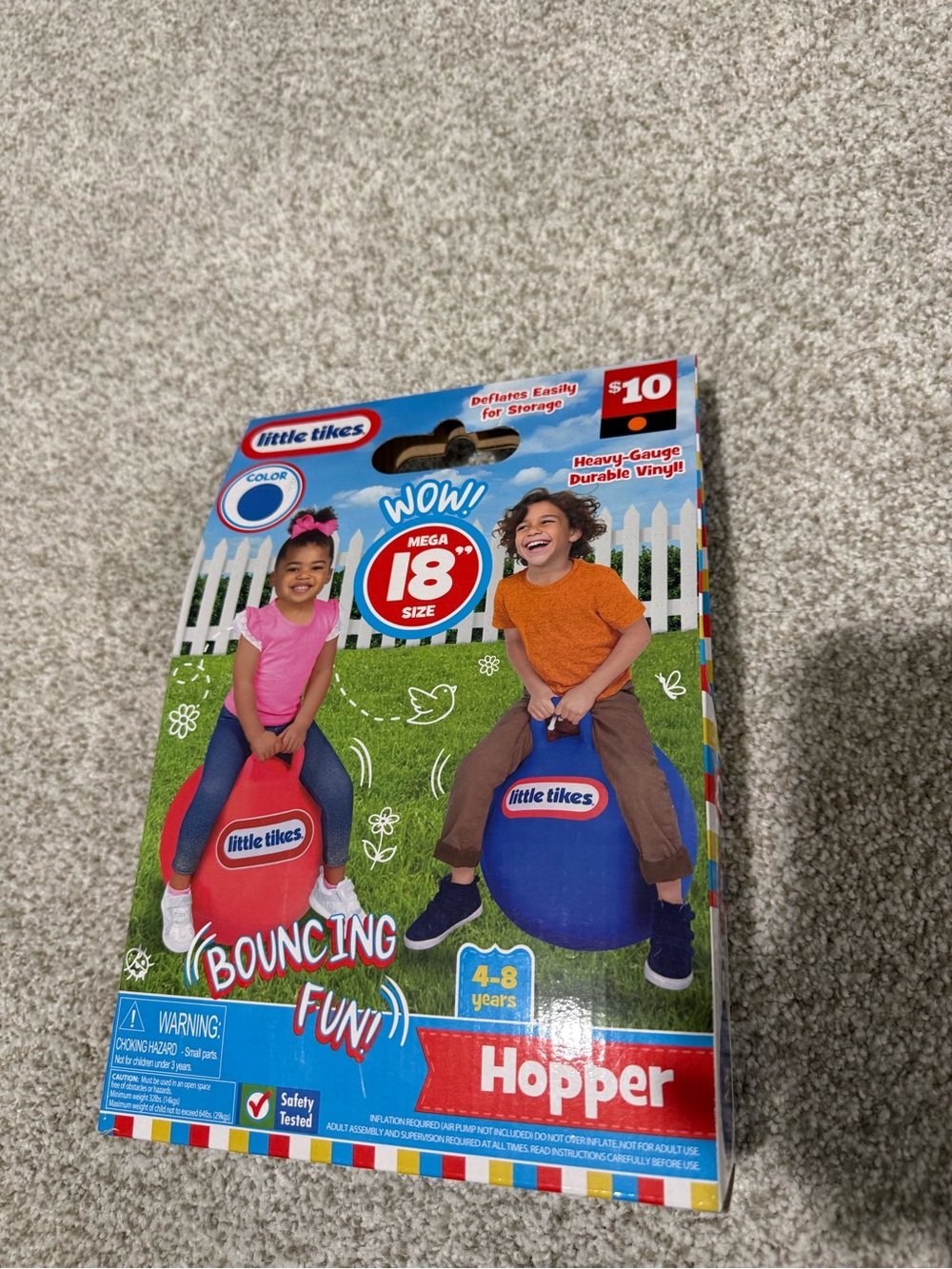 Little Tikes Hopper Bouncing Ball - Blue and Red